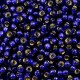 Miyuki seed beads 8/0 - Duracoat silverlined dyed navy blue 8-4281